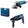 BOSCH Elektro-pneumatski čekić GBH 240 + mala ugaona brusilica Bosch GWS 750-125 - slika 1
