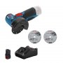 BOSCH Akumulatorska ugaona brusilica GWS 12V-76,1x2.0Ah, 0615990M3E - slika 1