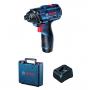 BOSCH Akumulatorski udarni odvrtač GDR 120-LI; 12V; 1x2,0Ah + kofer (06019F0007) - slika 1