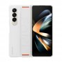 SAMSUNG Silikonska Maska Za Fold4 + Kais, Bela - slika 1