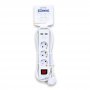 COMMEL Produžni Kabl 1,4m 3xšuko Sa Sklopkom + 2xUSB, Beli C234-401 - slika 2