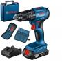 BOSCH GSB 185-Li Akumulatorska vibraciona bušilica - odvrtač 18V, 1x2,0 Ah + 23-delni set pribora u koferu 06019K3102 - slika 5