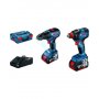 BOSCH Set akumulatorskog alata GSR 18V-50 + GDX 18V-200, 18V, 2x4,0 Ah, 06019J2220 - slika 1