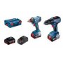 BOSCH Set akumulatorskog alata GSR 18V-50 + GDX 180-LI; 3x5,0 Ah u L-Boxx koferu (06019G5227) - slika 1