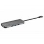 SWISSTEN TIP C HUB 8 in 1 aluminijum sivi - slika 1