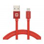 SWISSTEN Data kabl tekstil USB na TIP C 3m crveni - slika 1