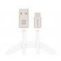 SWISSTEN Data kabl tekstil USB na TIP C 2m srebrni - slika 1