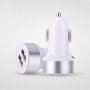 DEVIA Auto punjač Smart Dual USB Micro bela - slika 2