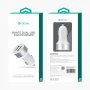 DEVIA Auto punjač Smart Dual USB Micro bela - slika 1