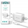 DEVIA Kućni punjač High-Speed Micro 12W bela - slika 1