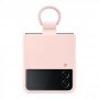 SAMSUNG Silikonska Maska Za Flip 4 + Prsten, Pink - slika 1