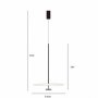 ARIA 20 VISILICA LED 10W 3000K CRNA - slika 4
