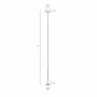 ARIA 21 VISILICA LED 6W 3000K CRNA - slika 2