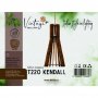 Vintage KENDALL T220 VISILICA 1*E27 (O 220 mm, h-460 mm) - SKU01404 - slika 2