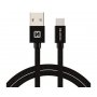 SWISSTEN Data kabl tekstil USB na TIP C 1.2m crni - slika 1