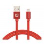 SWISSTEN Data kabl tekstil USB na iPhone 1.2m crveni - slika 1