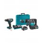 MAKITA Akumulatorski set SDS-plus bušilica-čekić HM001GM201+ bušilica - odvrtač HP002GZ HM001GM201+HP002GZ - slika 1