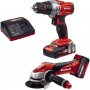 EINHELL TE-TK 18 Li Kit (CD+AG) set aku busilica i brusilica - slika 1