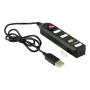 YENKEE YHB 4002BK, USB Hub, 4-port - slika 2