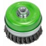 BOSCH Pletena obodna četka 100, nerđajuća 2608622105, 100 mm, 0,35 mm, M14 - slika 1