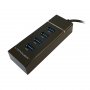 LC POWER 4 port USB 3.0 Hub, Crni (LC-HUB-U3-4) - slika 2