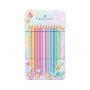 FABER-CASTELL Drvene bojice Grip Sparkle pastel metalna kutija 1/12 - slika 1