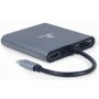 GEMBIRD USB-C 6u1 Hub, 3.1 + HDMI + VGA + PD + card reader + stereo (A-CM-COMBO6-01) - slika 2
