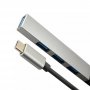 VELTEH Type C hub 1 na 4 USB 3.0 Ports 4 u 1 HUB-C40 - slika 1