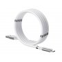 REMAX DATA kabl Magnetic 2.1A RC-125a iPhone, beli - slika 1