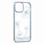 DEVIA Futrola Hard Case Crystal Flora za Iphone 13 pro srebrna - slika 2