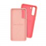 SAMSUNG S21 FE PINK+PUDER-ROZE Silikon futrola 2in1 - slika 1