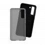 SAMSUNG S21 FE CRNA+SIVA Silikon futrola 2in1 z - slika 1