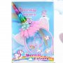 PERTINI Rajf za kosu Unicorn roze - slika 1