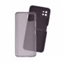 SAMSUNG A22 4G CRNA+PROVIDNA Silikon futrola 2in1 - slika 1