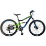 PLANET BIKE BICIKL POLAR FLASH black-blue-green - slika 1