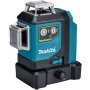 MAKITA Akumulatorski linijski laser SK700GD 3x360°; bez baterije i punjača (SK700GD) - zeleni zrak - slika 1