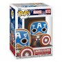 FUNKO Marvel Holiday POP! Vynil - Captain America - slika 1