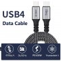 VELTEH USB kabl tip C 0.5m thunderbolt 3 KT-USB4.05M - slika 2