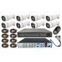 GEMBIRD CAM-AHD2MP-KITXM8W GMB kamera 2 megapiksela set od 8 analogne kamere FULL COLOR app xmeye - slika 1