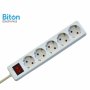 Biton Electronics Prenosna priključnica 5 / 5 met prekidač PP/J 3X1.5mm (ET10124) - slika 1