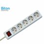 Biton Electronics Prenosna priključnica  5 / 1.5 met prekidač PP/J 3X1.5mm (ET10122) - slika 1