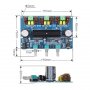 ELEMENTA Ugradno stereo pojačalo 2x50W+100W ZK-X302 - slika 3