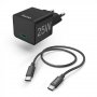 HAMA Mini Brzi Punjac Sa USB-C Kablom, PD, 25W, 1.5m Crni 201623 - slika 1
