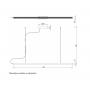 VESTA 549 visilica 40W 3000K crna - slika 2