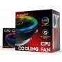 GEMBIRD CPU-HURACAN-ARGB-X110 LED UNI kuler 75W 124mm.Fan +/-1600rpm 26dBa LGA 775/115x/1200/AMD - slika 4