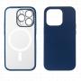 JUST IN CASE 2u1 transparentna/plava - Zaštitna maska za iPhone 14 Pro - slika 1