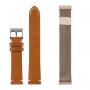JUST IN CASE Zamenske narukvice 2u1 za pametne satove 20mm Brown-Gold - slika 1