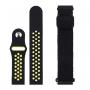 JUST IN CASE Zamenske narukvice 2u1 za pametne satove 20mm Black-Black - slika 1