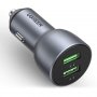 UGREEN Ultra Brzi Auto Punjač 3A CD213 - slika 1
