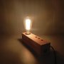 RUSTIK 146 Stona lampa 1XE27 Hrast - slika 2